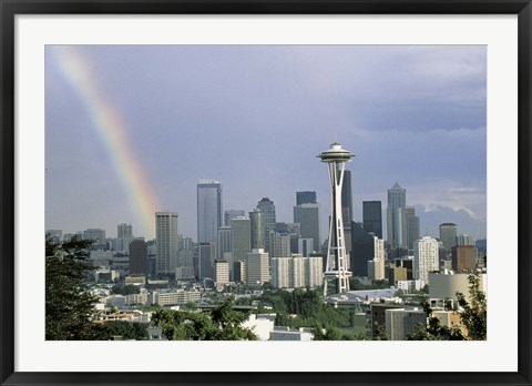 Framed Rainbow Seattle WA Print