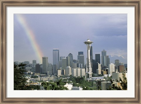 Framed Rainbow Seattle WA Print