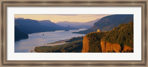 Framed Columbia River OR Print