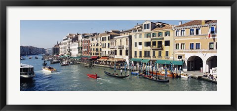 Framed High angle view of a canal, Grand Canal, Venice, Italy Print