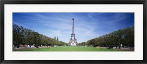 Framed Eiffel Tower from a Distance, Paris, France Print