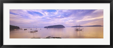 Framed Frenchman Bay, Bar Harbor, Maine, USA Print