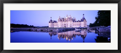 Framed Chateau Royal De Chambord, Loire Valley, France Print