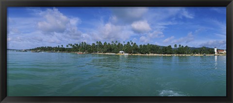 Framed Trees on the beach, Phuket, Thailand Print