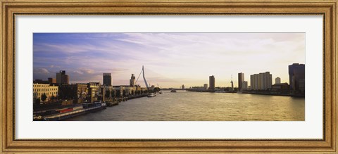 Framed Buildings on the waterfront, Rotterdam, Netherlands Print