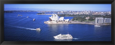 Framed Sydney Harbor, Sydney, Australia Print