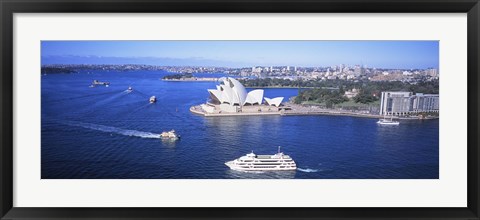 Framed Sydney Harbor, Sydney, Australia Print