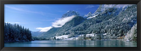 Framed Hinter See Bavaria Germany Print