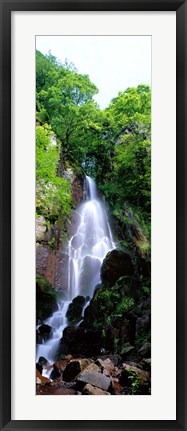 Framed Waterfall Alsace France Print