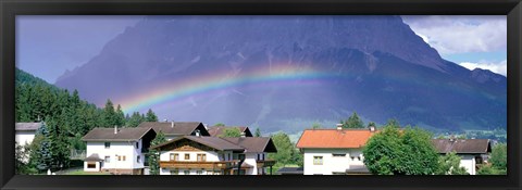 Framed Rainbow Innsbruck Tirol Austria Print