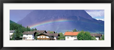 Framed Rainbow Innsbruck Tirol Austria Print