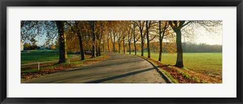 Framed Road at Chateau Chambord France Print