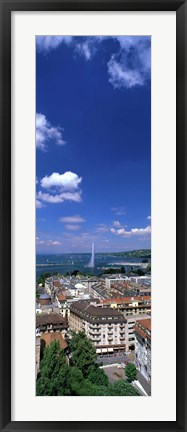 Framed Geneva Switzerland (vertical) Print