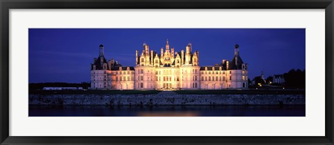 Framed Chateau de Chambord Loire France Print