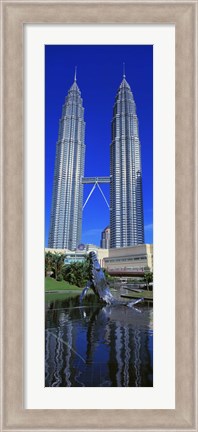 Framed Petronas Towers Kuala Lumpur Malaysia Print