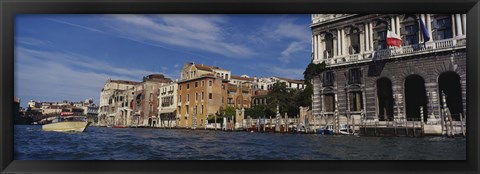 Framed Buildings on the Venice, Italy Waterfront Print