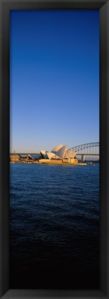 Framed Buildings on the waterfront, Sydney Opera House, Sydney, New South Wales, Australia Print