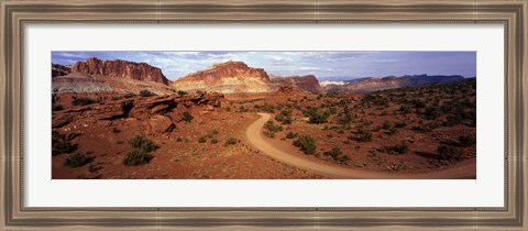 Framed Desert Road, Utah, USA Print