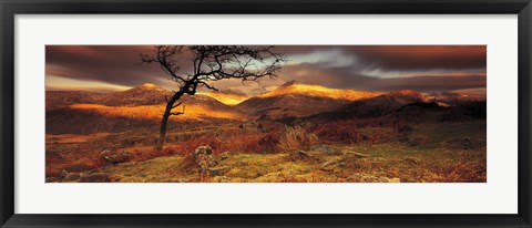 Framed Snowdonia National Park, Wales, United Kingdom Print