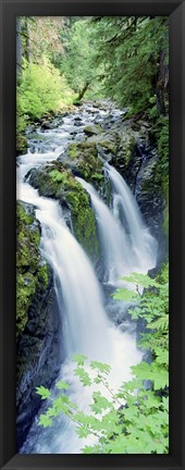 Framed Sol Duc Falls Olympic National Park WA Print