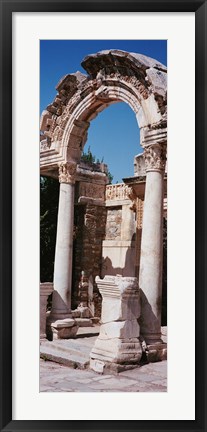 Framed Turkey, Ephesus, building facade Print