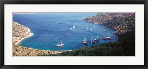 Framed Kalkan Turkey Print