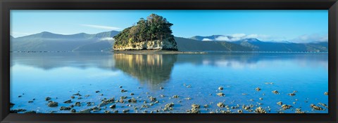 Framed Marlborough Sound, New Zealand Print