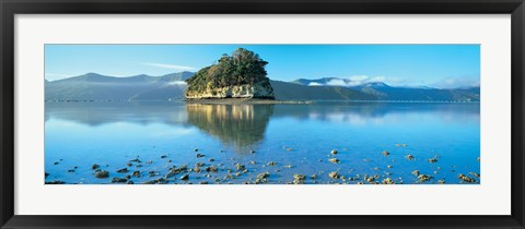 Framed Marlborough Sound, New Zealand Print