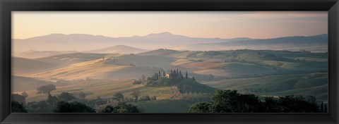 Framed Farm Tuscany Italy Print