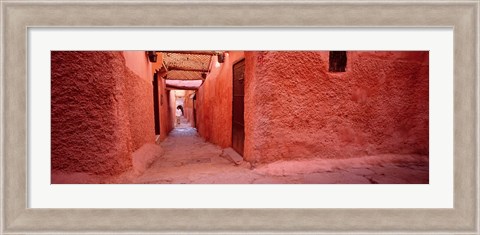 Framed Medina Old Town, Marrakech, Morocco Print