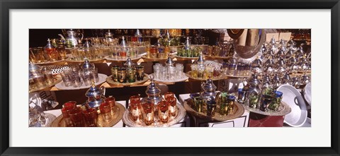 Framed Souk, Marrakech, Morocco (horizontal) Print