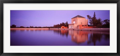 Framed Menara, Marrakech, Morocco Print