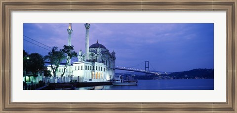 Framed Ortakoy Mosque, Istanbul, Turkey Print