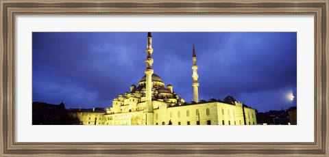 Framed Minarets,Yeni Mosque, Istanbul, Turkey Print