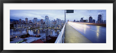 Framed Bridge, Vancouver, British Columbia, Canada Print