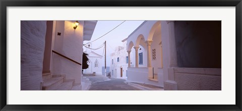 Framed Andros, Greece Print