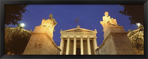 Framed Statues at Art Academy, Athens, Greece Print