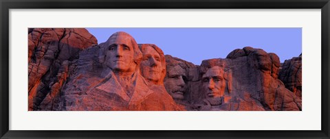 Framed Mount Rushmore, South Dakota Print