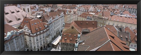 Framed View from old town hall, Prague, Czech Republic Print