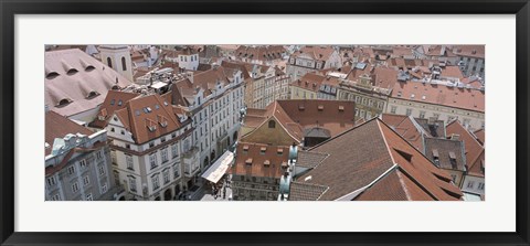 Framed View from old town hall, Prague, Czech Republic Print