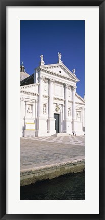 Framed View of a building, San Giorgio, Venice, Italy Print