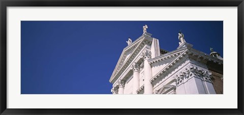 Framed Architectual detail on a building, Venice, Italy Print