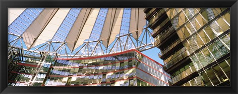 Framed Low angle view of a building, Sony Center, Berlin, Germany Print