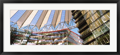 Framed Low angle view of a building, Sony Center, Berlin, Germany Print