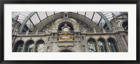 Framed Low angle view of a building, Antwerp, Belgium Print