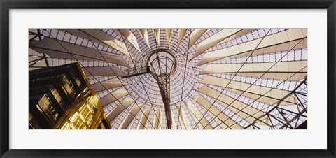 Framed Low angle view of the roof of a building, Sony Center, Berlin, Germany Print