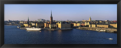 Framed Stockholm skyline, Sweden Print