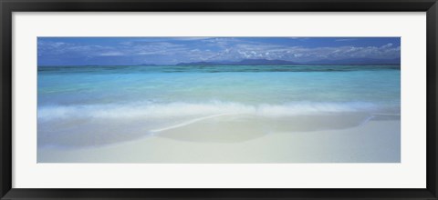 Framed Clouds over an ocean, Great Barrier Reef, Queensland, Australia Print