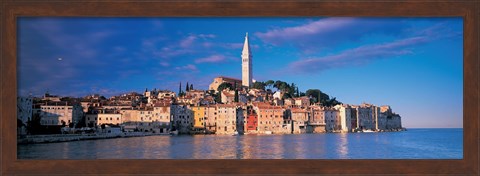 Framed City on the waterfront, Rovinj, Croatia Print