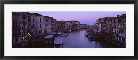 Framed Buildings Along A Canal, Venice, Italy Print